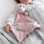 Personalised Pink Sherpa Blanket And Lion Comforter Set, thumbnail 3 of 8