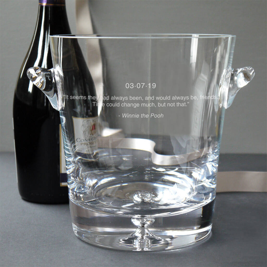 champagne bucket glass