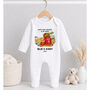 Personalised Football First Birthday Outfit, thumbnail 3 of 9