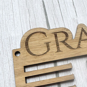 Personalised Engraved Medal Holder For Children, 6 of 6