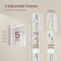 Slim Bathroom Storage Cabinet With Shelves, thumbnail 4 of 7