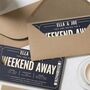 Personalised Weekend Away Gift Voucher For Couple, thumbnail 6 of 9