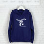 Ballet Shoes Personalised Dance Hoodie For Kids, thumbnail 7 of 7