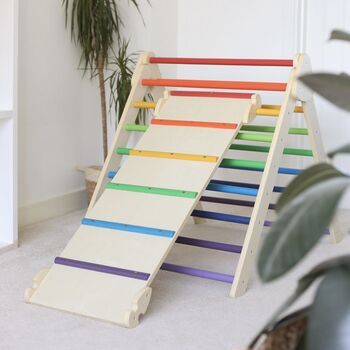 Rainbow Climbing Triangle And Slide, 4 of 11