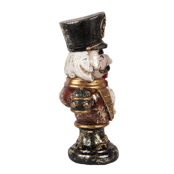 15cm Nutcracker Ornament – Festive Xmas Bust Figurine Decoration, 2 of 12