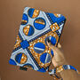 Large African Print Zip Pouch | Bolande Print, thumbnail 4 of 7