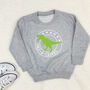 Personalised Dinosaur Kids Sweatshirt, thumbnail 4 of 6