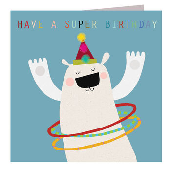 Polar Bear Birthday Card, 2 of 4