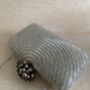 Silver Lotus Clasp Rectangular Clutch Bag, thumbnail 5 of 11