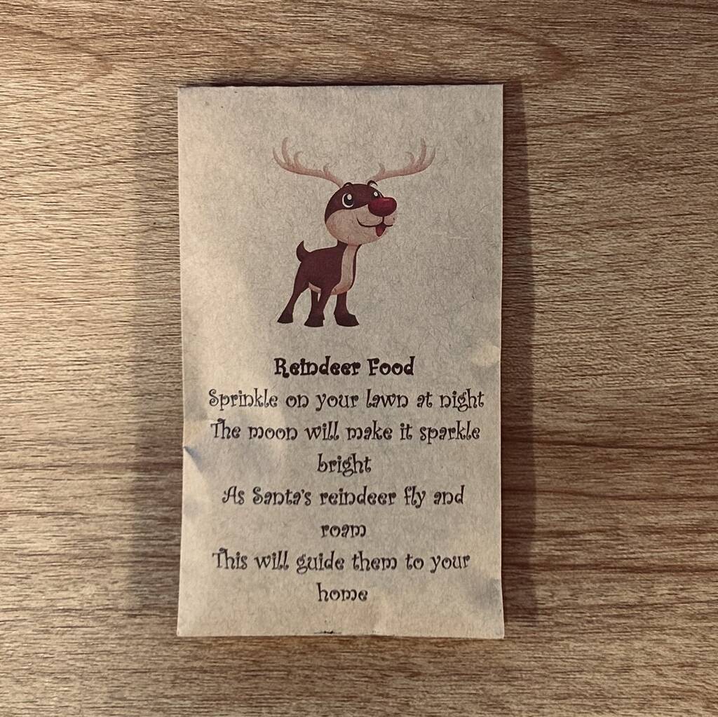 Eco Friendly Reindeer Food By Bennies