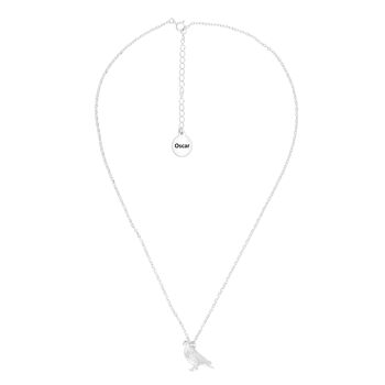 Personalised Racing Pigeon Sterling Silver Necklace, 3 of 7