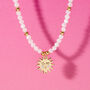 Sun And Moonstone Gold Plated Necklace, thumbnail 5 of 5