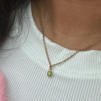Dainty Birthstone Necklace, 2 of 2