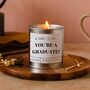 You're A Graduate Gift Set. Wood Wick University Graduate Gift, thumbnail 1 of 5