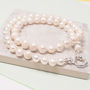 Freshwater Pearl Necklace With Anchor Clasp, thumbnail 1 of 4