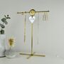 Personalised Shell Gold Jewellery Stand, thumbnail 1 of 8