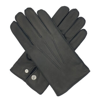 Norton. Men's Warm Lined Leather Gloves, 2 of 9