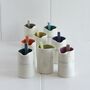 Handmade Colourful Porcelain Dressing Jug And Spoon, thumbnail 12 of 12
