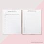 Pink A4 Weekly And Monthly Meal Planner Book, thumbnail 9 of 12