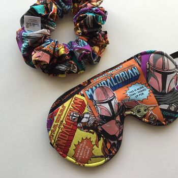 Star Wars Cotton Eye Mask/Scrunchie Kids/Adult Gift Set, 2 of 3