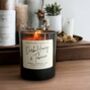 Dark Honey And Tobacco Scented Soy Candle, thumbnail 1 of 2