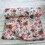 Pink Exotic Flower Cotton Indian Bed Quilt, thumbnail 6 of 8