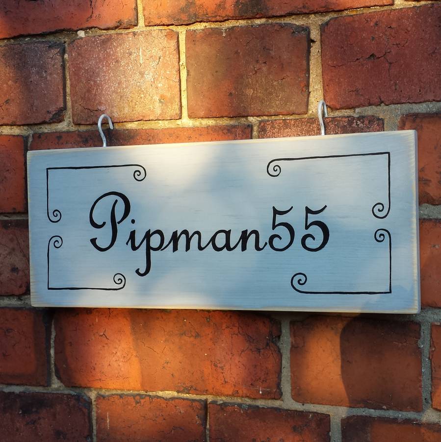 house sign by giddy kipper | notonthehighstreet.com