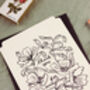 Thank You For Everything Minimal Floral Card, thumbnail 2 of 5
