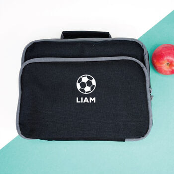 Kids Personalised Football Lunch Box, 5 of 7