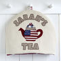 Personalised American Flag Tea Cosy Gift, thumbnail 2 of 11
