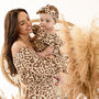 Matching Family Baby's Leopard Print Romper, thumbnail 3 of 7