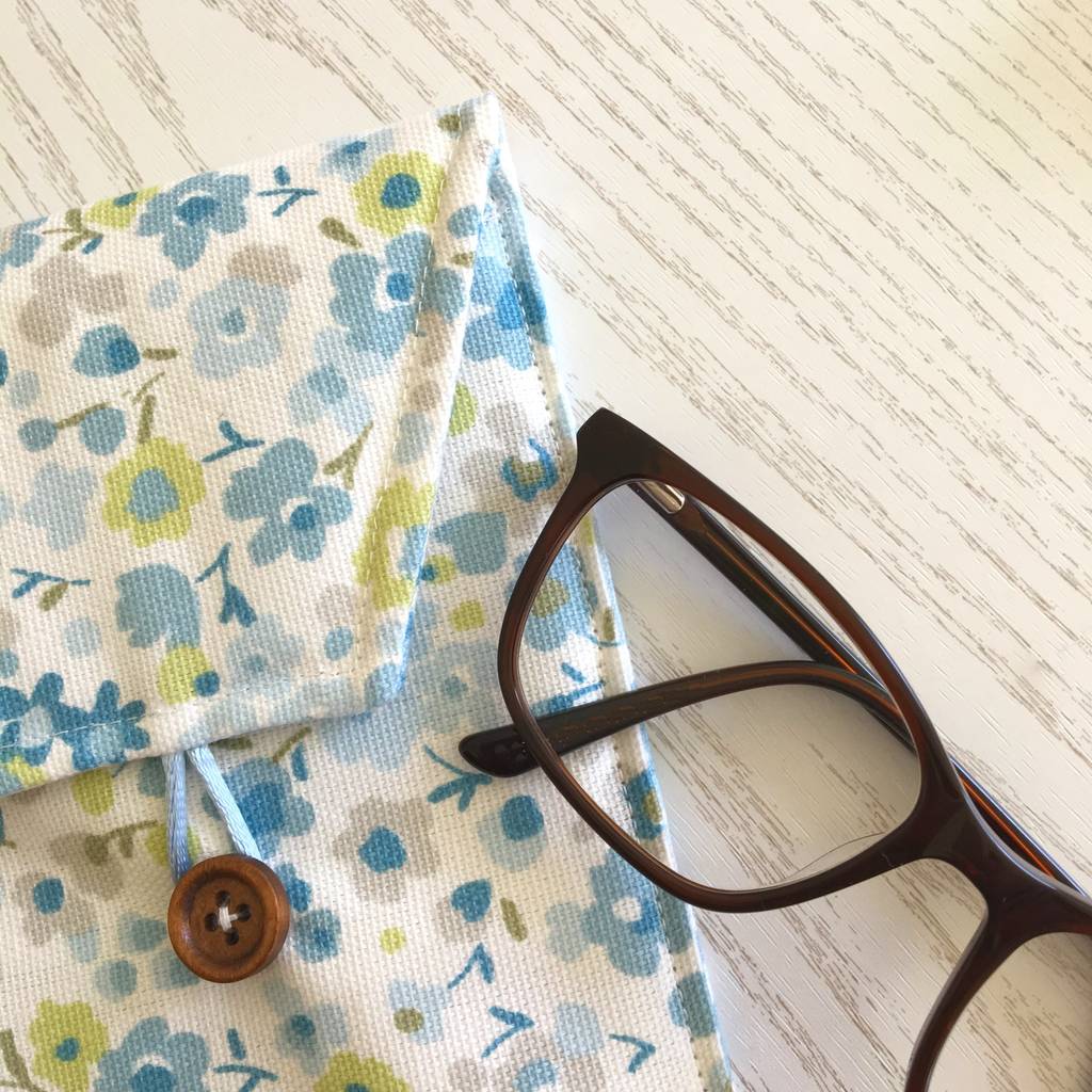 Personalised Floral Glasses Case By Jackie Martin Designs