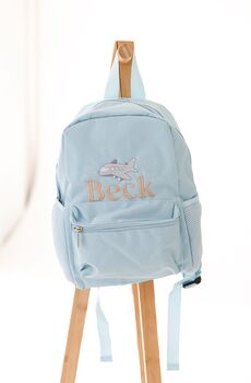 Child's Personalised Embroidered Travel Holiday Rucksack, Perfect For The Airport, 5 of 6