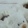Bear Baby Slippers With Personalised Keepsake Heart, thumbnail 3 of 5