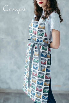 Personalised Unisex Canvas Apron | Baking Gift For Men, 9 of 12