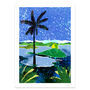 Brazil Tropical Night Landscape Print, thumbnail 4 of 8