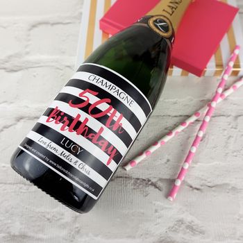 Personalised Special Year Champagne/Prosecco Label, 2 of 3
