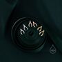 Sterling Silver Tiny Wishbone Stud Earrings, thumbnail 4 of 10