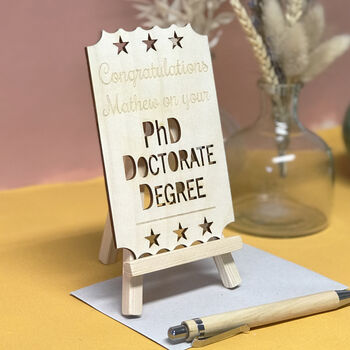 Personalised Ph D Degree Card, 2 of 11