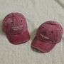 Personalised Vintage Burgundy Adult Cap, thumbnail 1 of 12