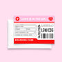 Personalised Boarding Pass Valentine's Card, thumbnail 3 of 3