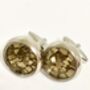 Brass And Steel Cufflinks, thumbnail 2 of 5