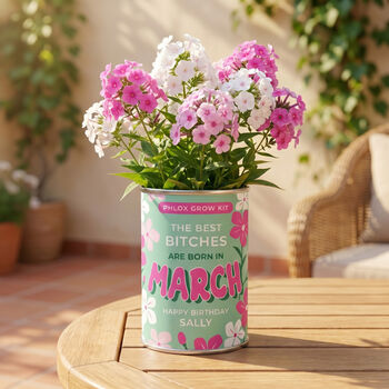 Personalised March Grow Your Own Flower Gift, 3 of 4