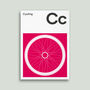 Cycling, Prints And Posters For Sports Fans, thumbnail 2 of 5