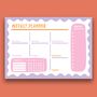 A4 Colourful Organisation Desk Pad Stationery, thumbnail 1 of 4