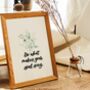 Inspirational Quote Set Of Two Prints Watercolour Gold, thumbnail 7 of 7