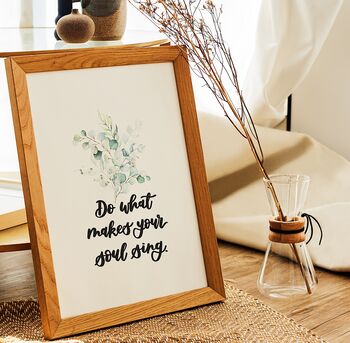 Inspirational Quote Set Of Two Prints Watercolour Gold, 7 of 7