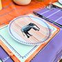 Orange And Purple Placemat, thumbnail 4 of 5