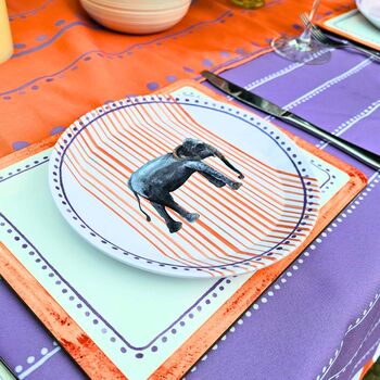 Orange And Purple Placemat, 4 of 5