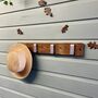 Flip Up, Flip Down Wall Mounted Reclaimed Wooden Hook, thumbnail 3 of 9